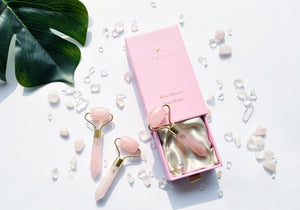 Mini Rose Quartz Roller - F A C E   R I T U A L S